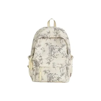 DALO Nylon Backpack Women's White/Black/Green/Blue