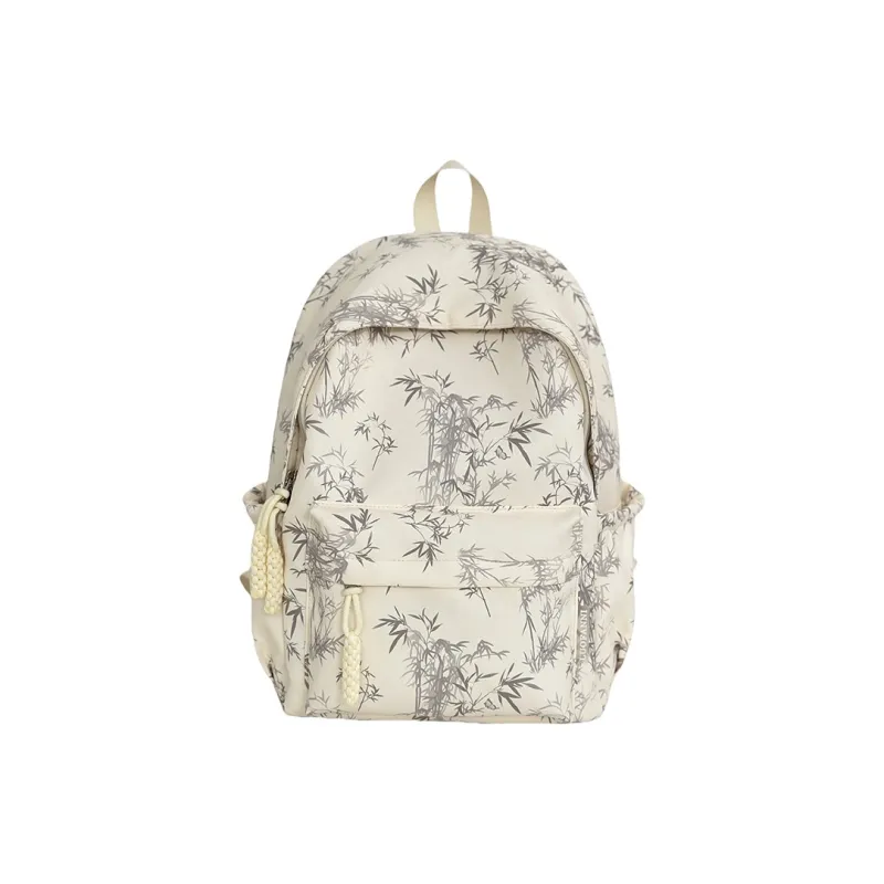 DALO Nylon Backpack Women's White/Black/Green/Blue-0