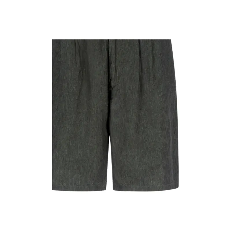 GIORGIO ARMANI Linen Bermuda Shorts-6