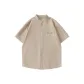 [Twill Stand Collar]Light Khaki (Ho Red Beans Era Chest Logo)