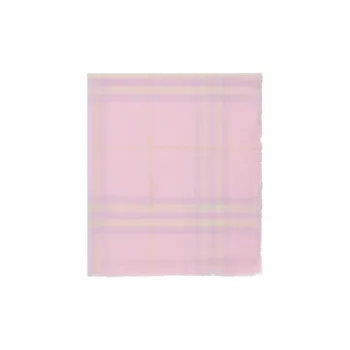 Burberry 100% Wool Knit Scarves Unisex Pink