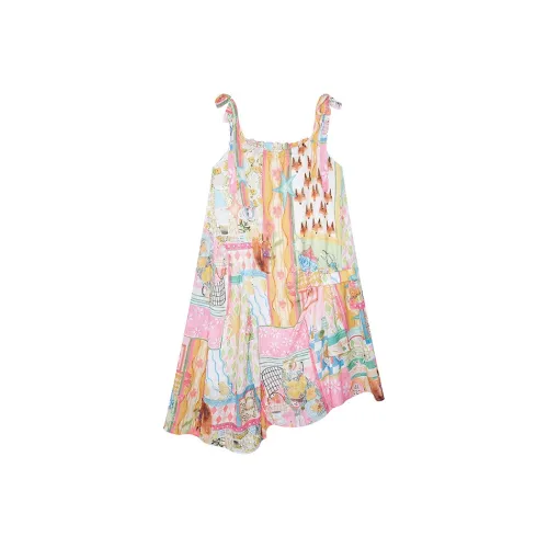 ELF SACK Slip Dresses Women's Fox Print