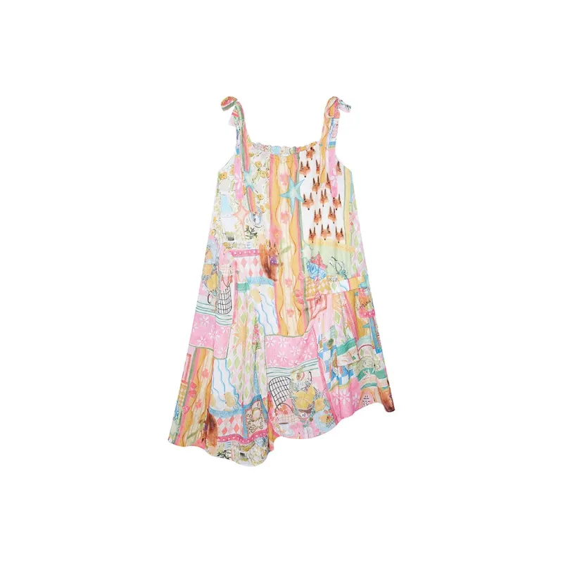 ELF SACK Slip Dresses Women's Fox Print-0