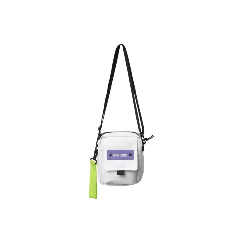 Vack Nylon Crossbody Bag Regular Unisex White/Black/Khaki/Blue/Green-0