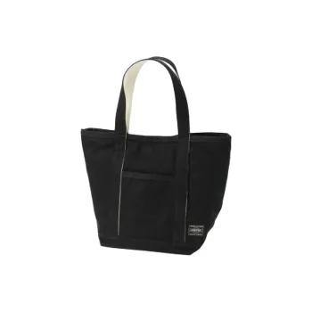 PORTER Canvas Bag, Tote Bag, Shopping Bag, Handbag Women's Black
