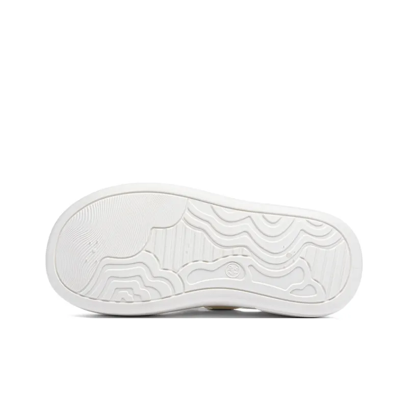 RENBEN Cushioning Abrasion Resistant Breathable Low Top Skateboard Shoes Women's White Black-5
