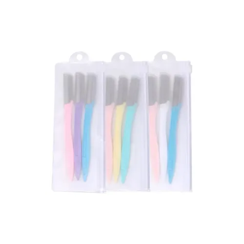YIZHILIAN Straight Handle Eyebrow Razor Set Portable