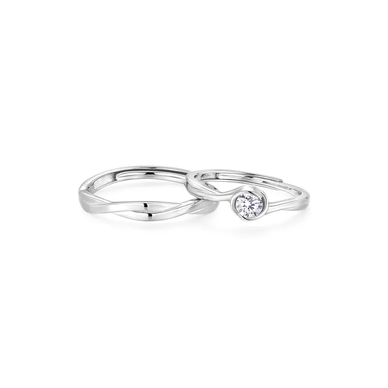 KADER 925 Sterling Silver Rings Unisex-3