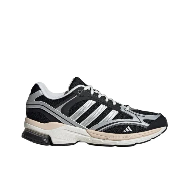Adidas Spiritain 2000 Anti Slip Wear Resistant Low Top Running Shoes Unisex Black Silver-1