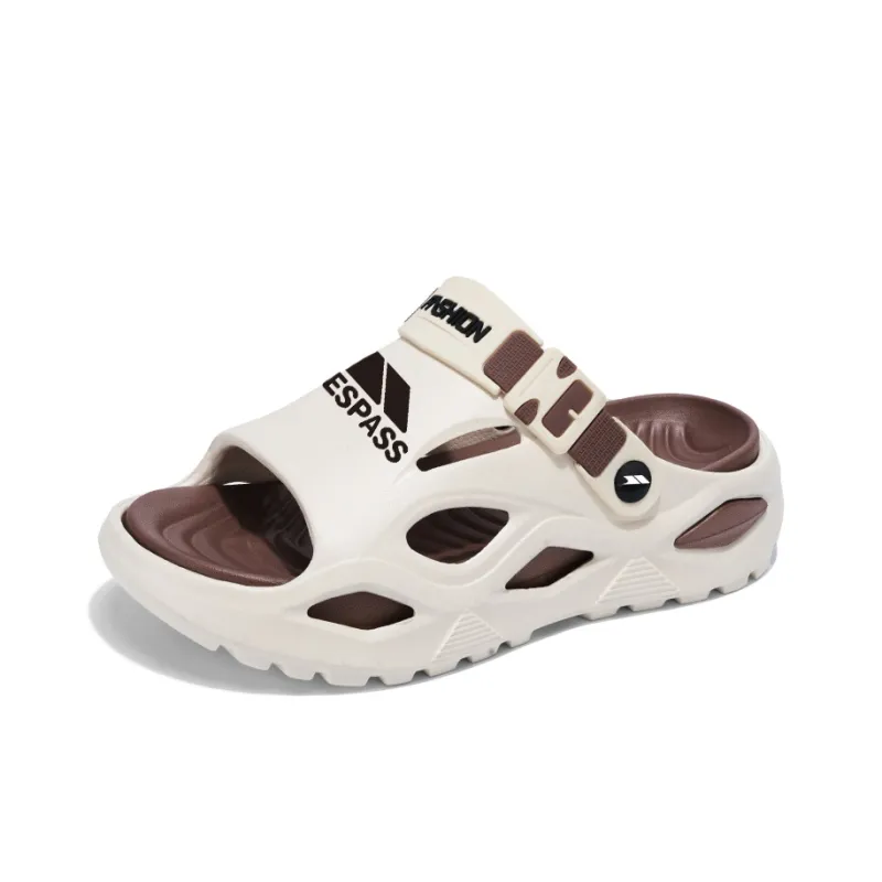 TRESPASS Beach Sandals Men Black, Gray, Beige, Green-4