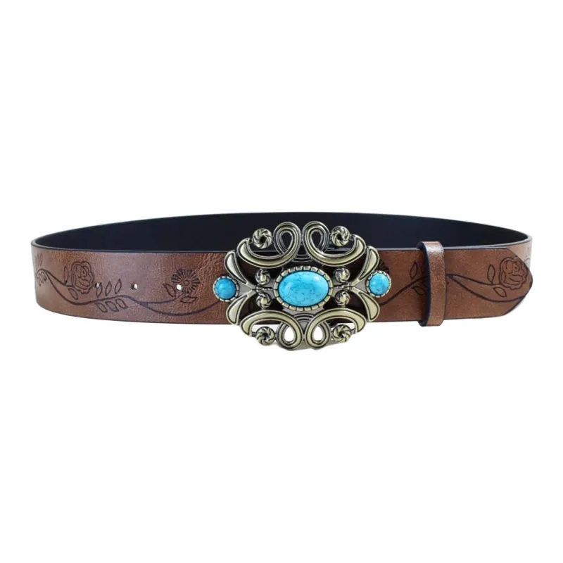 JEANSWEST PU Leather Belts Women's 3.8CM-4