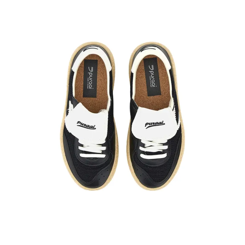 Puraai Polly Tab 4.05 Low Top Skateboard Shoes Women's Black-6
