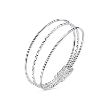 Wylyp 999 Fine Silver Sterling Silver Bracelets Women's