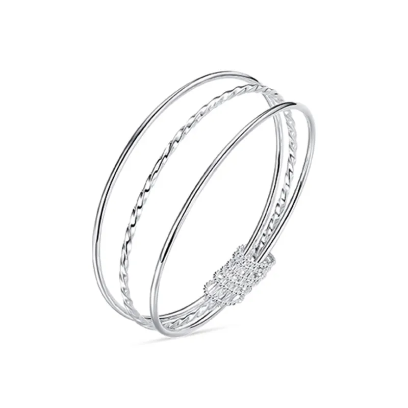 Wylyp 999 Fine Silver Sterling Silver Bracelets Women's-0