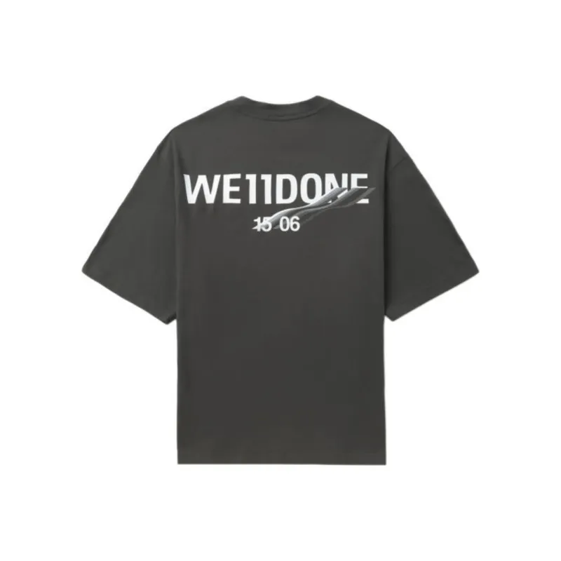 WE11DONE T Shirts Women's Dark Gray-1