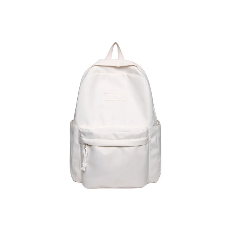 Vack Nylon Backpack Unisex White/Black/Green/Blue/Pink-0