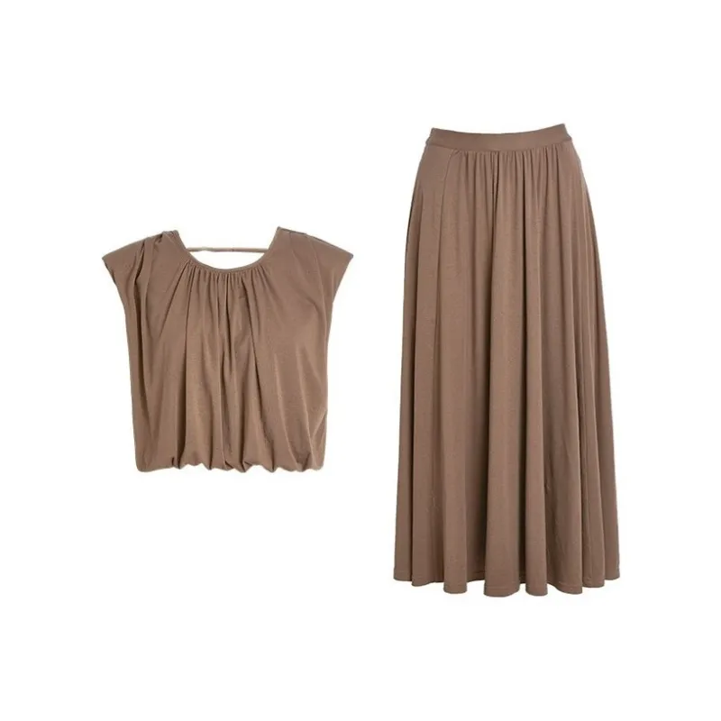 HDFULERN Two Piece Skirt Sets Women's-0