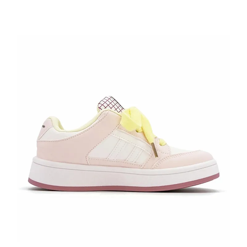 PIYOPIYO Low Top Skateboard Shoes Women's Pink-3