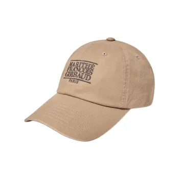 MARITHE FRANCOIS GIRBAUD Cotton Baseball Caps Unisex Dark Beige