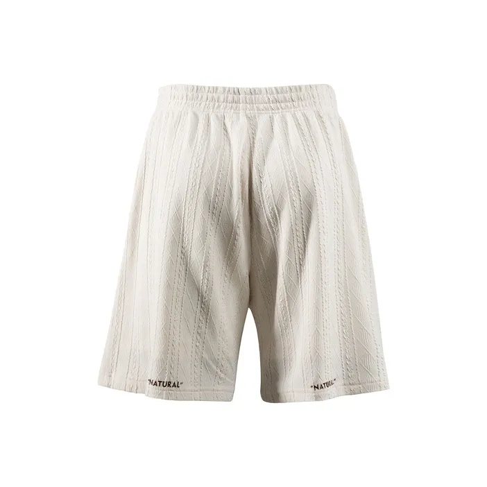 Monster Guardians Casual Shorts Men's Beige-1