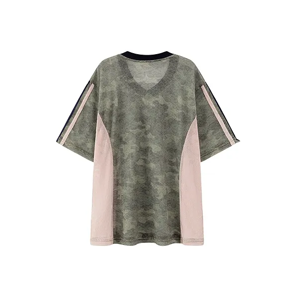 CHUU T Shirts Women's Green Camouflage-1