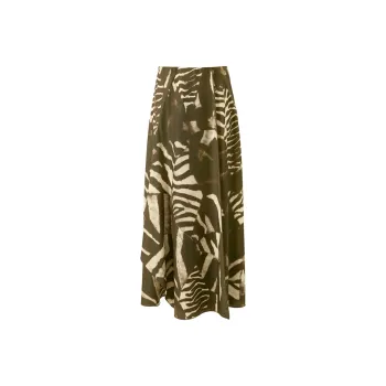 3COLOUR Casual Long Skirt Women's
