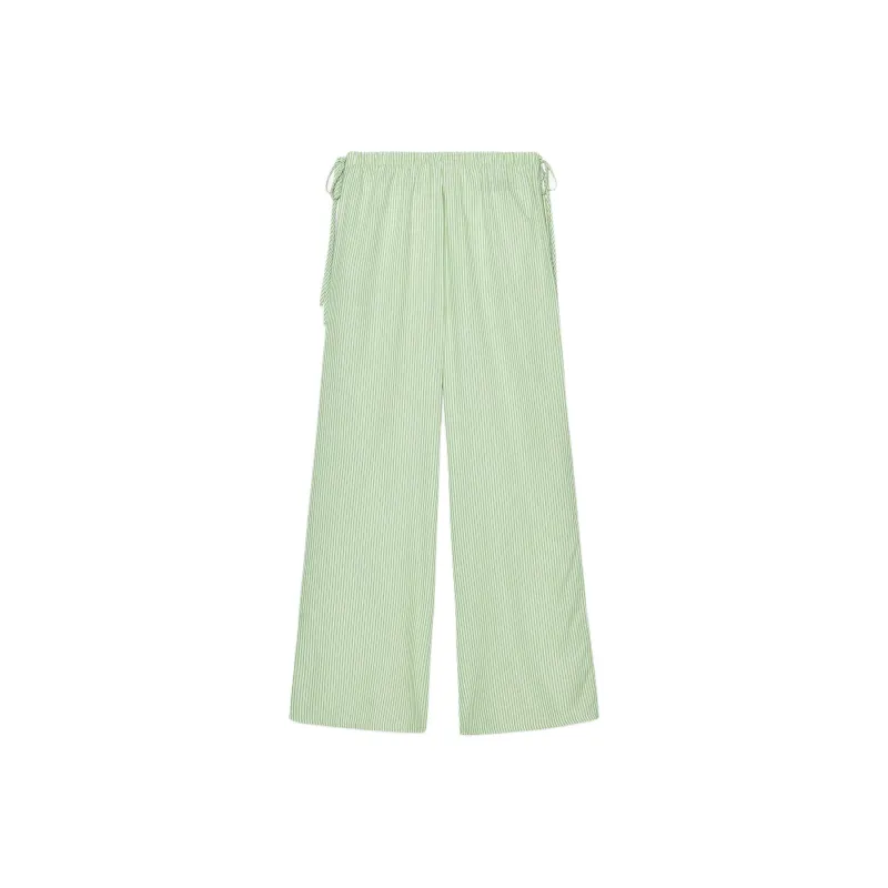 ZARA Casual Pants Women's Green/White-1