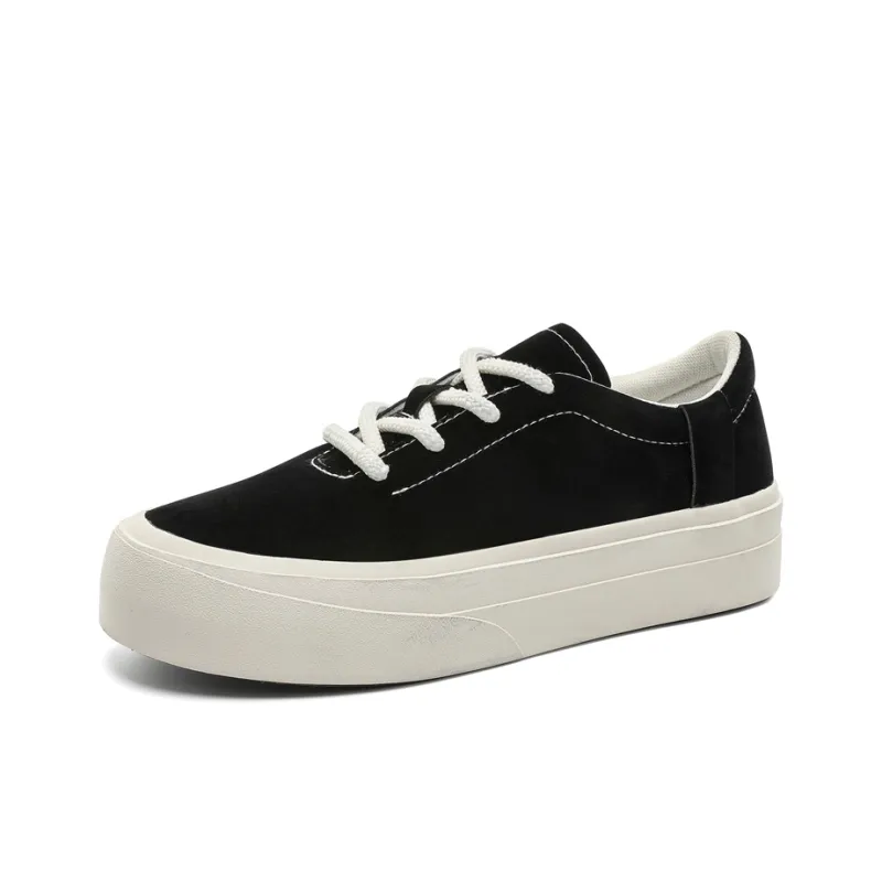 OUGLEMEN Coverage Slip Resistant And Abrasion Resistant Low Top Skateboard Shoes Men's Box-1