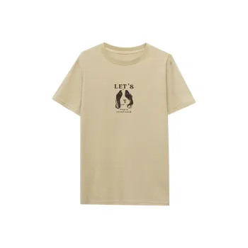 CHARM PICK T Shirts Women's Yellow Green
