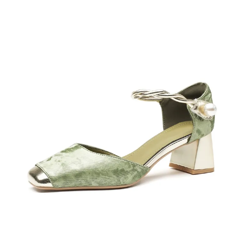 MCKP Chunky Heel High Heels Women's-6