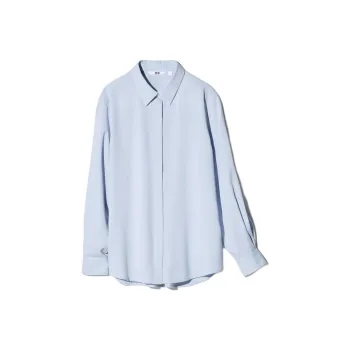 UNIQLO Shirts Women's Aqua Blue