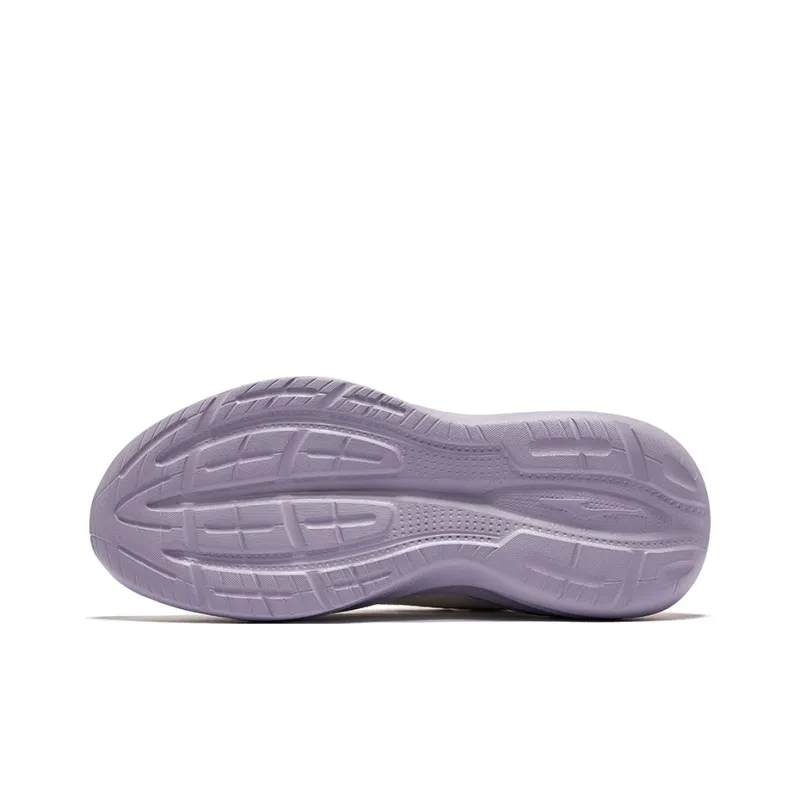 Erke Shock Absorbers Rebound Low Top City Commute Physical Fitness Test & Exam Running Shoes Women's Microcrystal White-4