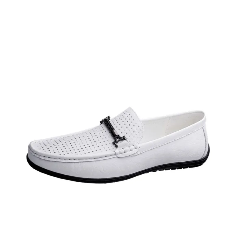 BAGE Gommino Loafers Unisex Black-0