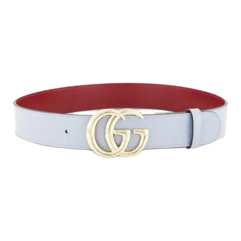 GUCCI Leather Belts Women's Blue -0