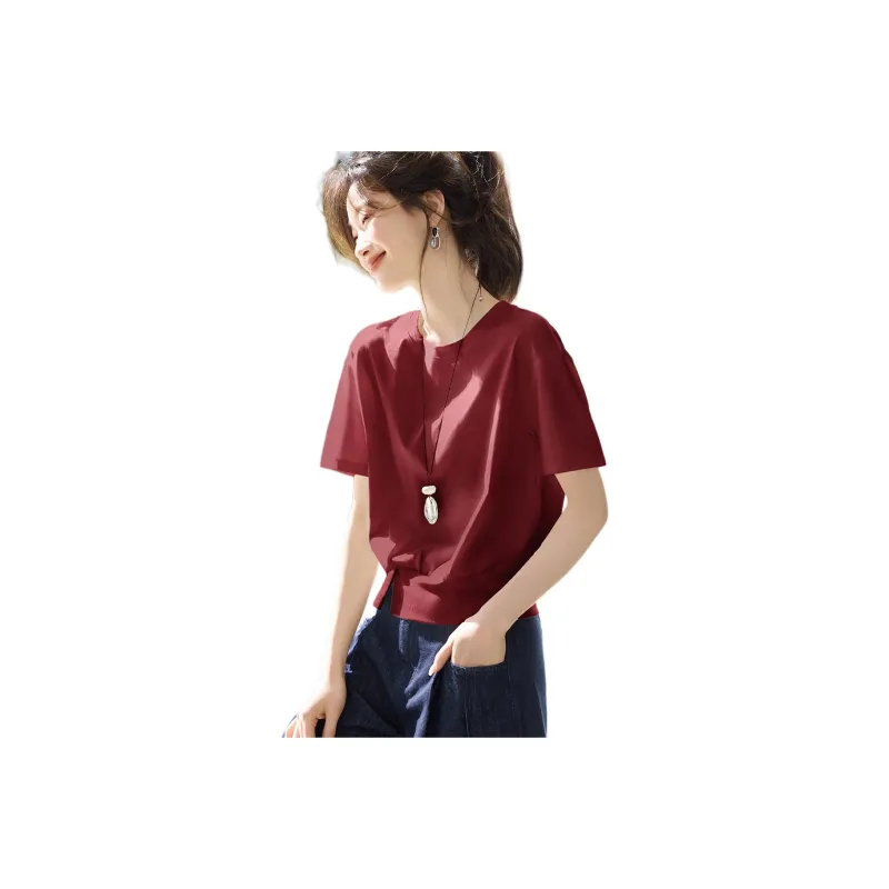 Mo Han Yi Mei Regular T Shirt Women's-0