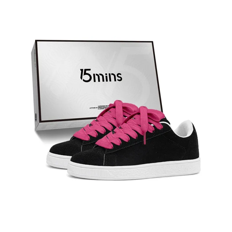 15 MINS Slip Resistant Shock Absorbers Low Top Skateboard Shoes Unisex-5