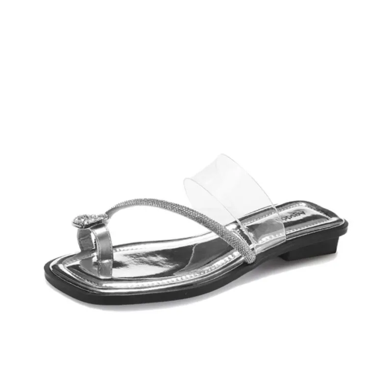 AGSDON Rubber Sole Quiet Slide Slippers Women's-1