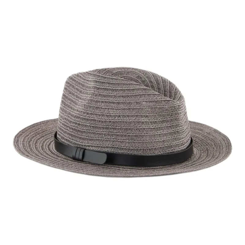 EMPORIO ARMANI Braided Hemp Hat With Band-1