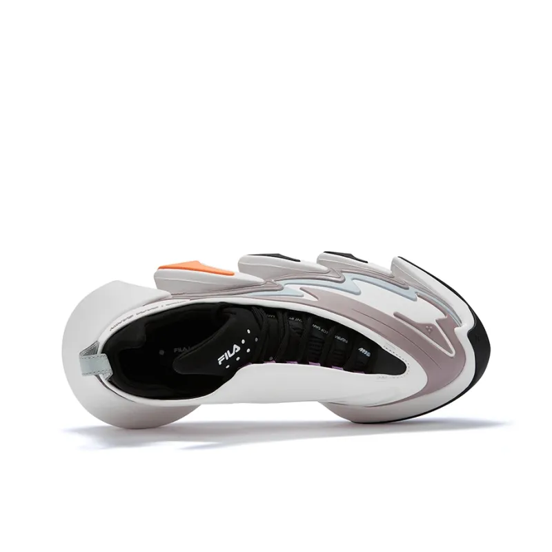 SAFA x FILA Pioneer Series Anti Slip Wear Resistant Low Top Running Shoes Women's Black Gray White-1