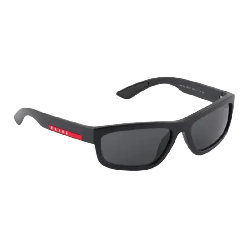 PRADA Square Sunglasses Unisex Black-1