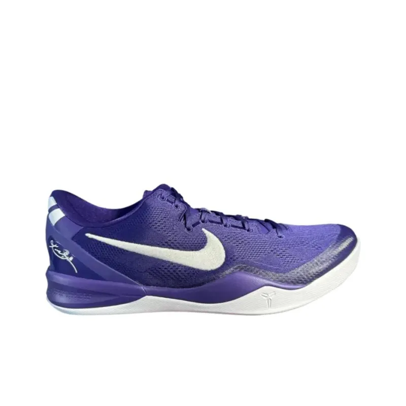 Nike Kobe 8 Anti Slip Wear Resistant Low Top Basketball Shoes Men's Purple-1