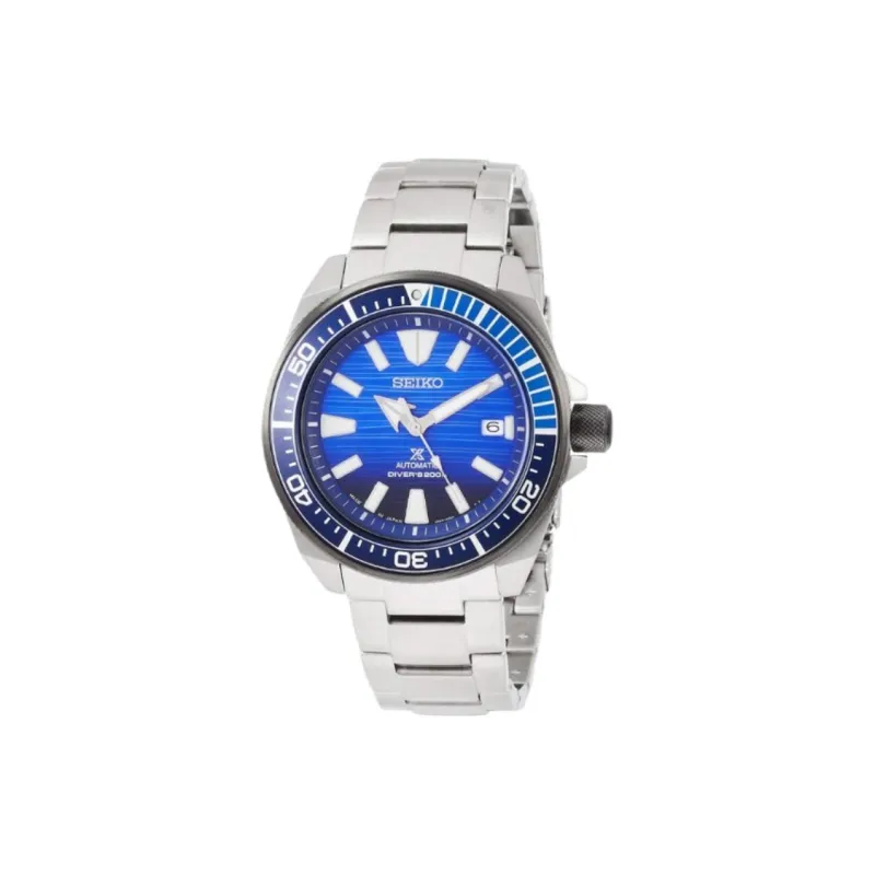 SEIKO Prospex Collection Automatic Mechanical Movement Stainless Steel Strap Watch 43.8mm Men's Watches Blue Dial-0