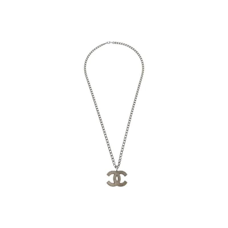 CHANEL 2003 CC pendant Necklace-1