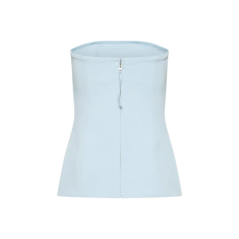 ARITZIA Strapless Tops Women's Dew Blue-1