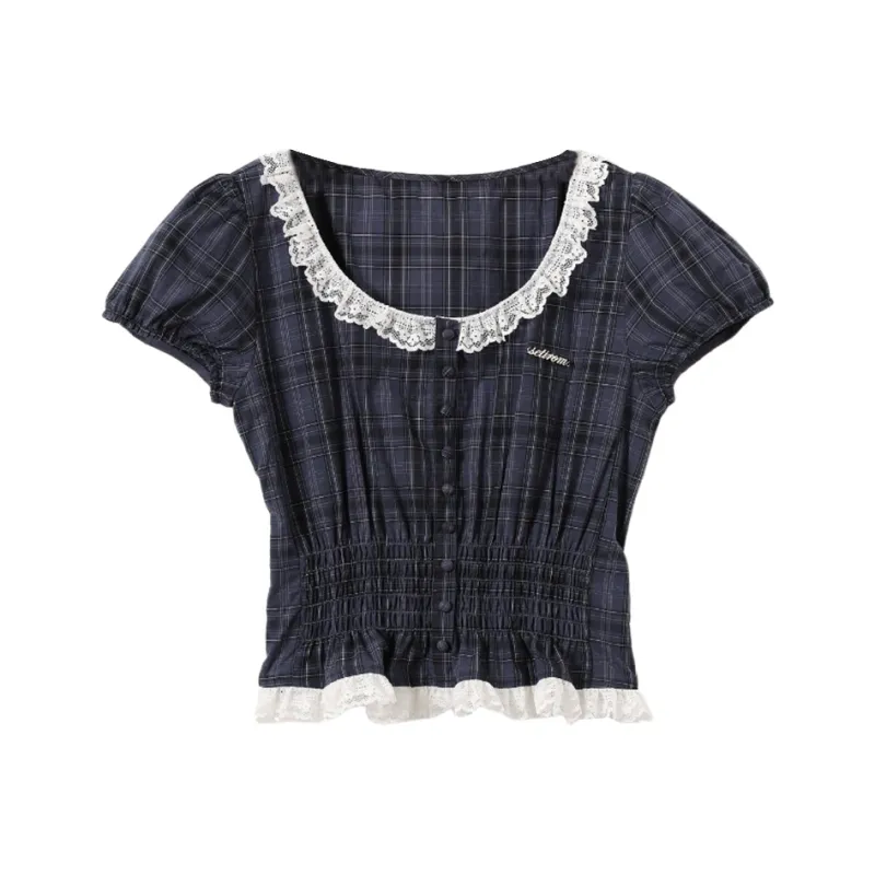SETIROM Shirts Women's Navy Blue-0