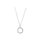 S925 Silver-Feather Falling Star Eye Necklace (Men's)