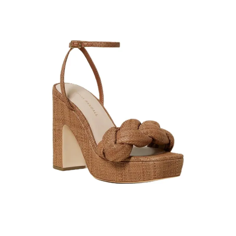 Loeffler Randall Fae One Strap Sandals 11.4cm Women's Brown-2