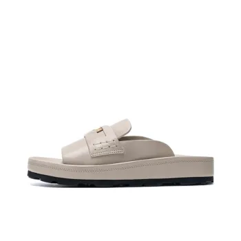 Martniel Rubber Sole Slip Resistant Slide Slippers Women's Apricot