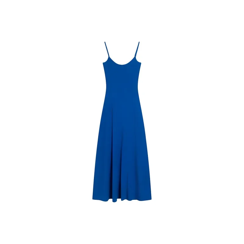 DOKZB Slip Dresses Women's Blue-1