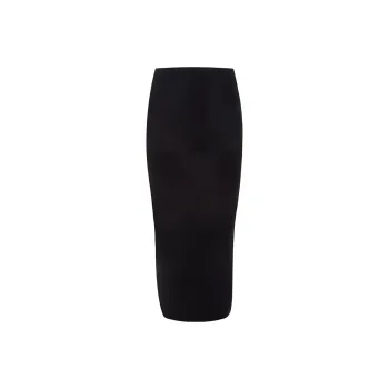 Alexander McQueen Rib Knit High Waisted Midi Skirt